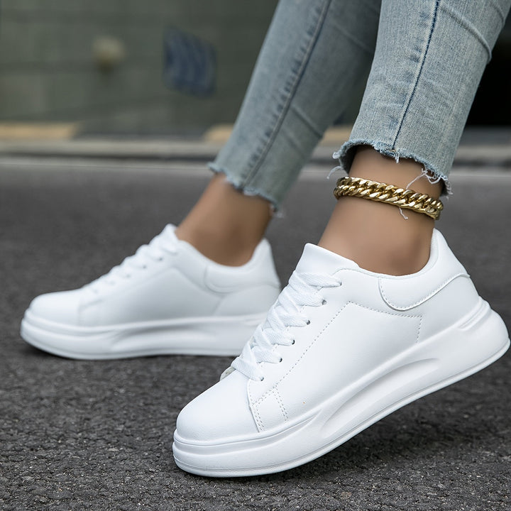 Damen Weiße Sneakers Casual
