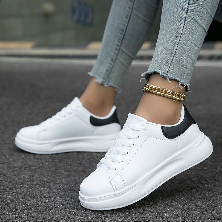 Damen Weiße Sneakers Casual