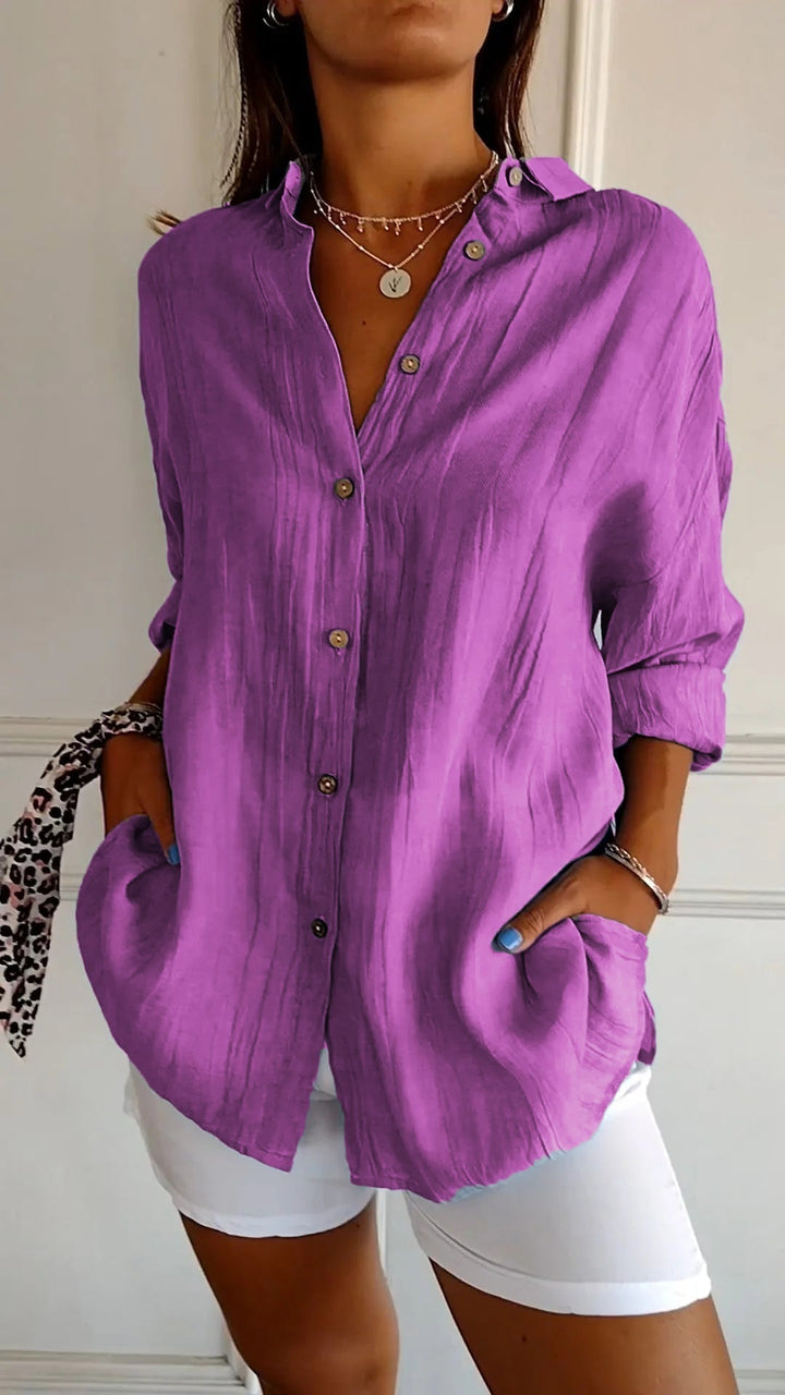Glanzvolle Eleganz Bluse