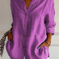Glanzvolle Eleganz Bluse
