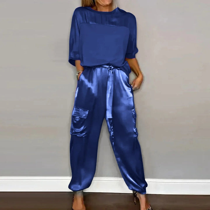 Satin Zweiteiler