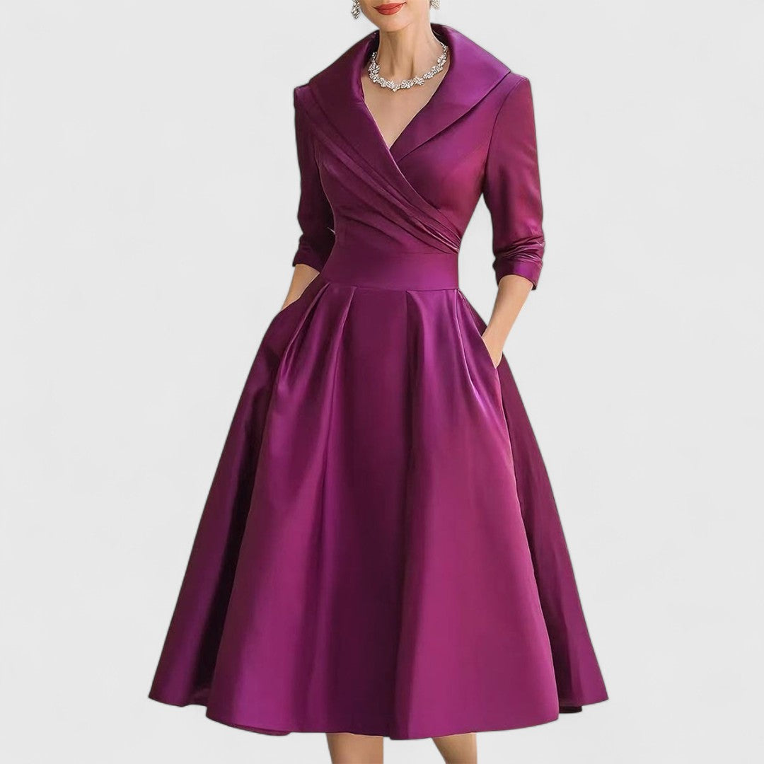 Elegantes Midi-Kleid