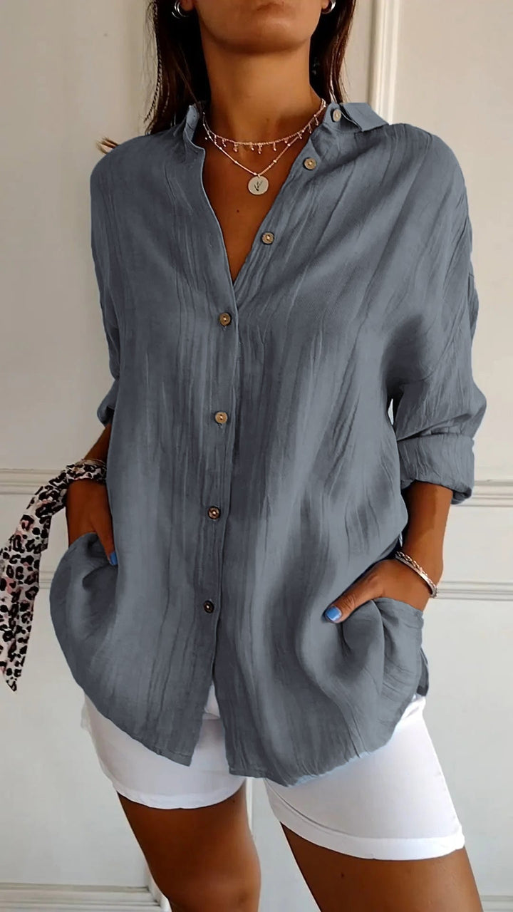 Glanzvolle Eleganz Bluse