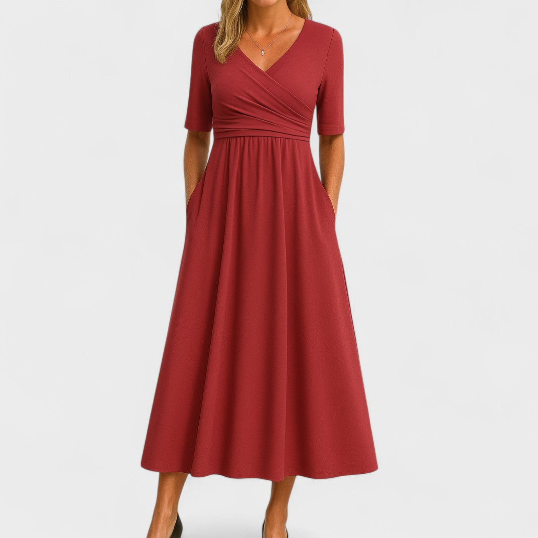 Elegantes Midi-Kleid
