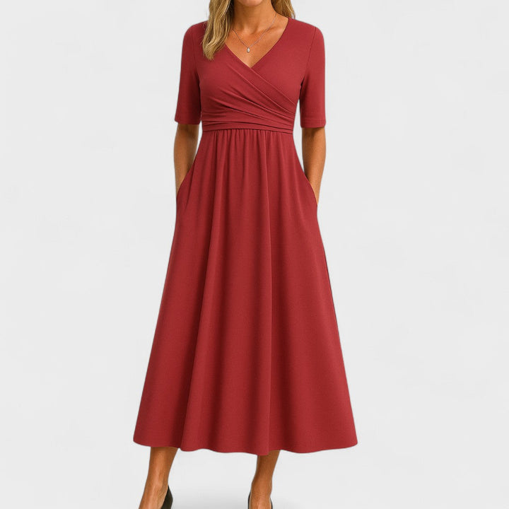 Elegantes Midi-Kleid