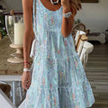 Lockeres Tank-Kleid Mit Rüschensaum