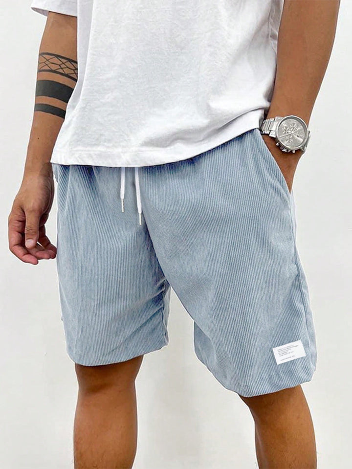 Herren Sommer Lässige Shorts Mit Kordelzug