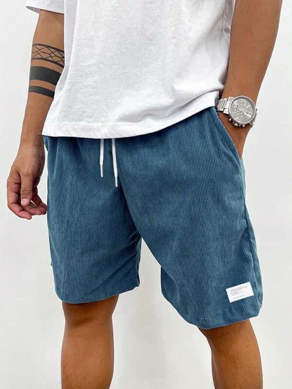 Herren Sommer Lässige Shorts Mit Kordelzug