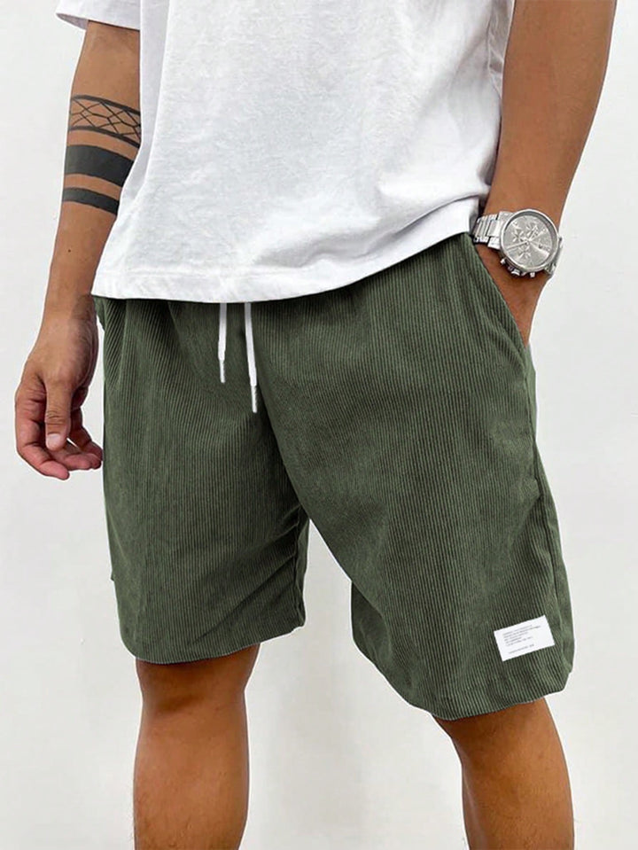 Herren Sommer Lässige Shorts Mit Kordelzug