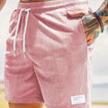 Herren Sommer Lässige Shorts Mit Kordelzug