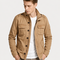 Cargo Jeansjacke mit Mehrfach-Taschen & Robustem Design