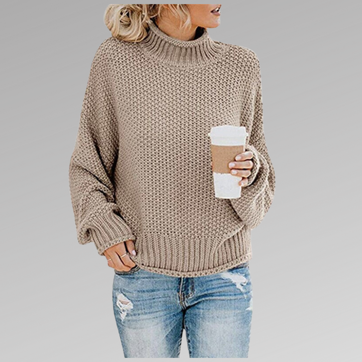 Damen Lockerer Strickpullover für den Winter