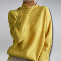 Damen Luxuriöser Rollkragenpullover