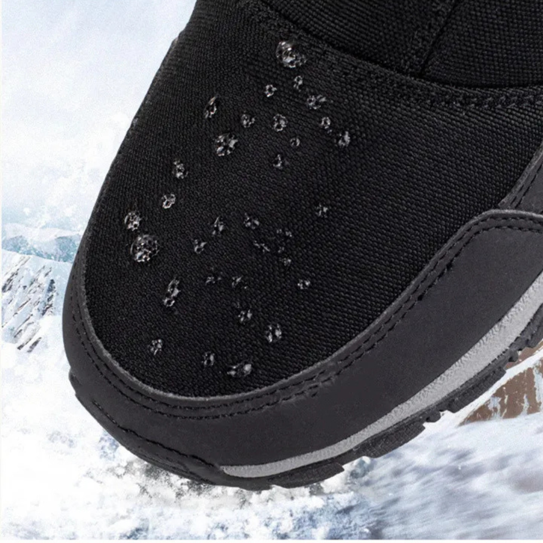 Wasserdichte Winterstiefel Damen gefüttert mit Reißverschluss