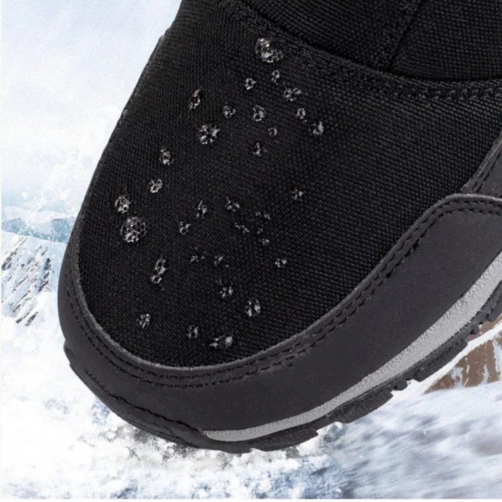 Wasserdichte Winterstiefel Damen gefüttert mit Reißverschluss