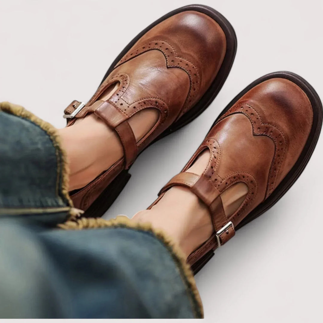 Damen Orthopädische Mary Jane Freizeit Schuhe