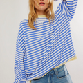 STRIPED OVERSIZED SWEATER