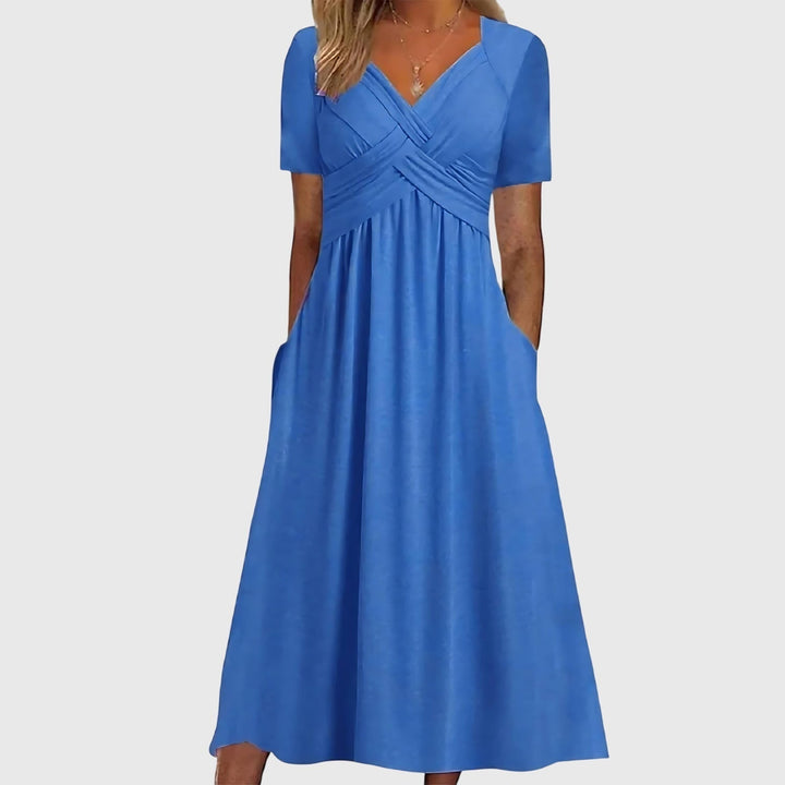 Midi-Kleid mit Bauchkontrolle