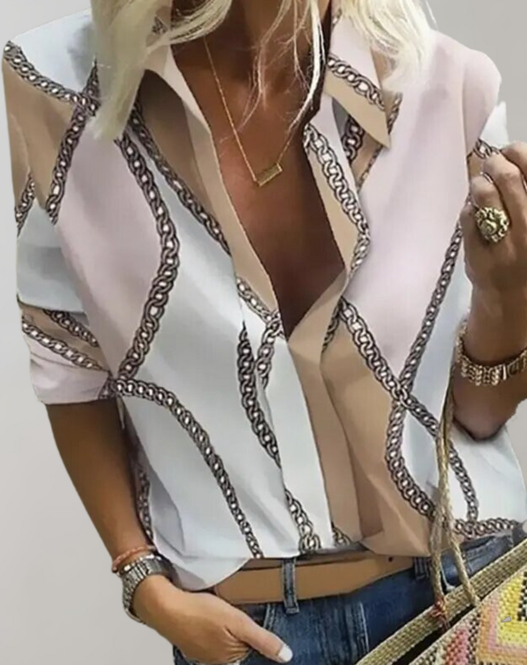 Damen Freizeitbluse Langarm