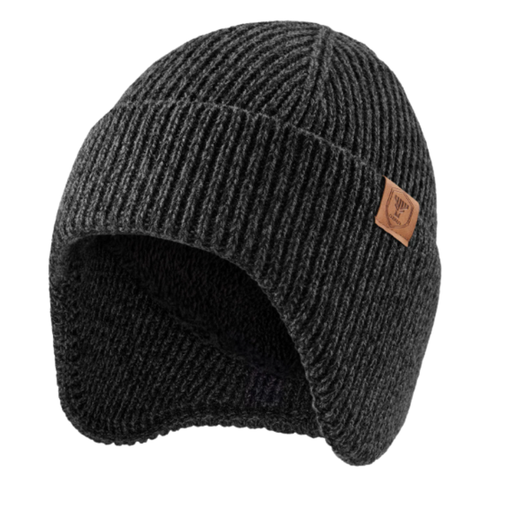 Winter Mütze mit Ohrenklappen & Fleecefutter