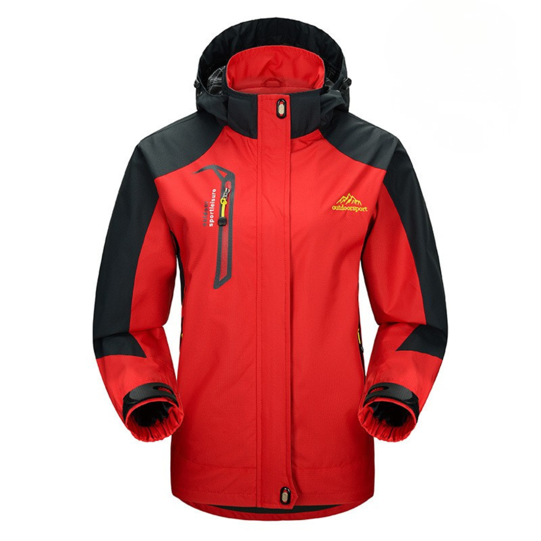 Outdoorjacke Damen wasserdicht & winddicht mit Kapuze