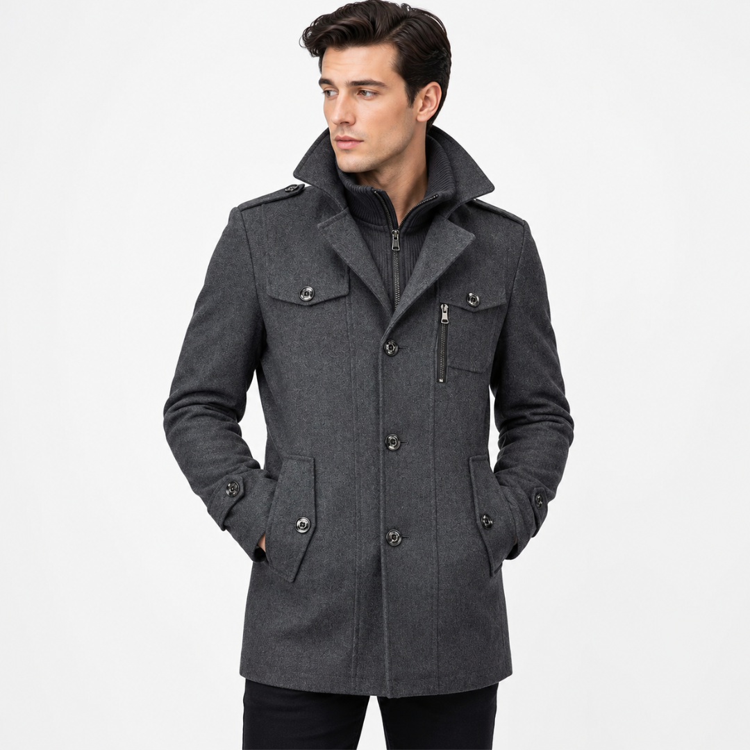 Winterjacke Herren mit Stehkragen & Eleganter Passform