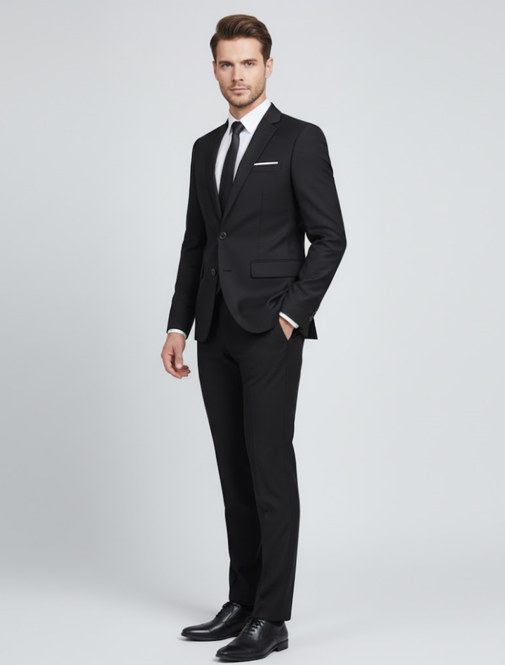 Herren Frühlings Zweiteiliges Anzug Set