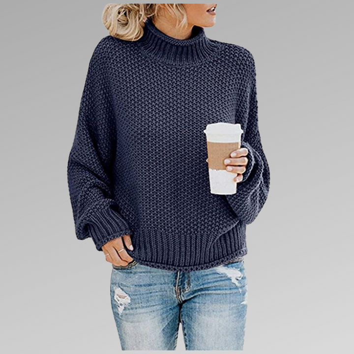 Damen Lockerer Strickpullover für den Winter