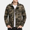 Cargo Jeansjacke mit Mehrfach-Taschen & Robustem Design
