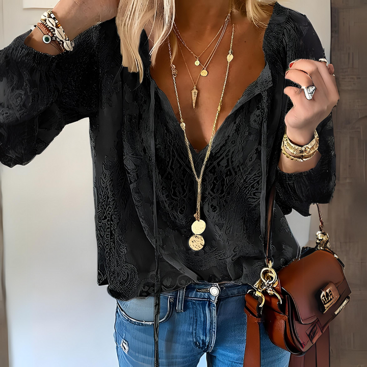 Häkelte Boho-Bluse für Damen