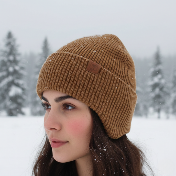 Winter Mütze mit Ohrenklappen & Fleecefutter