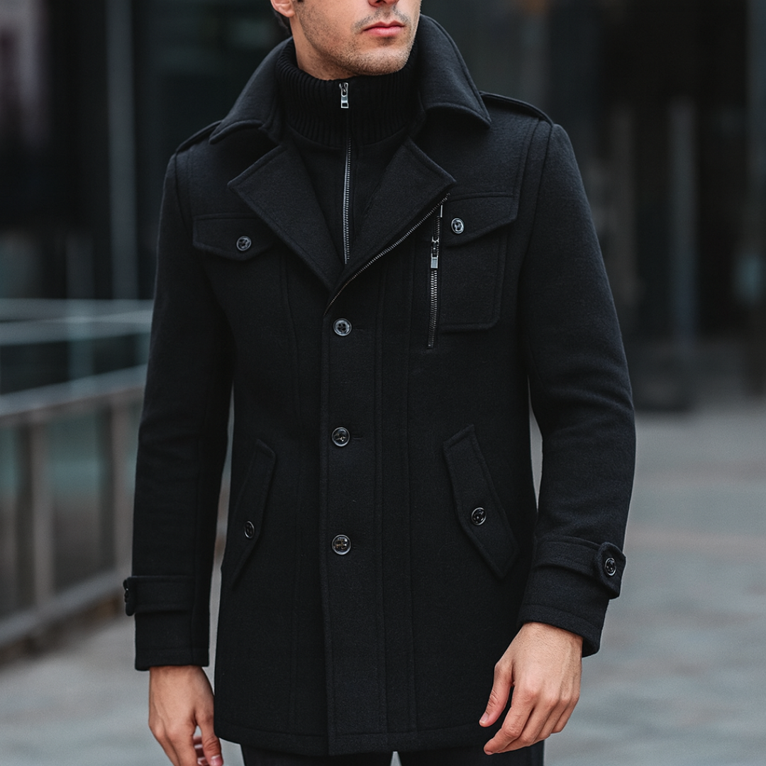 Winterjacke Herren mit Stehkragen & Eleganter Passform