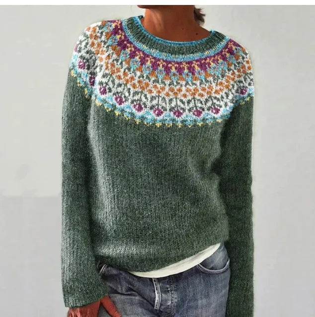 Damen Norwegerpullover mit Stilvollem Design & Gemütlicher Passform | EB