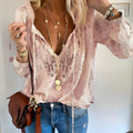 Häkelte Boho-Bluse für Damen