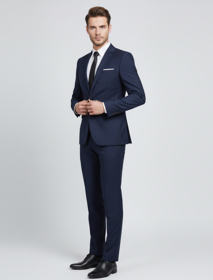 Herren Frühlings Zweiteiliges Anzug Set