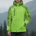 Outdoorjacke Damen wasserdicht & winddicht mit Kapuze