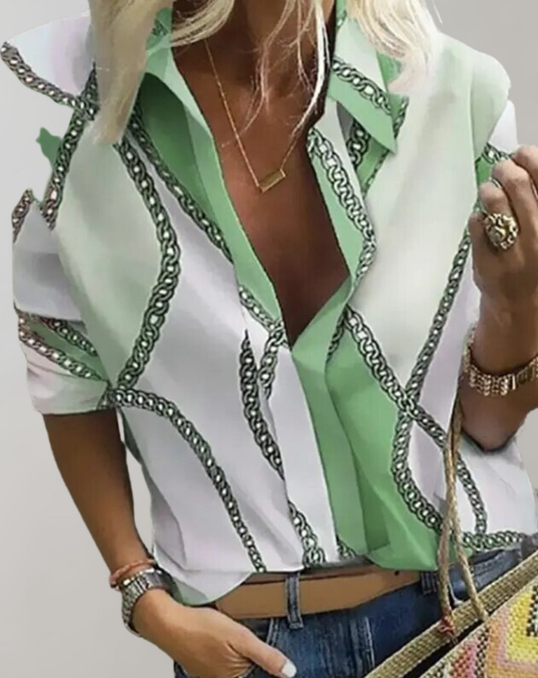 Damen Freizeitbluse Langarm