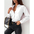 Lässige Bluse mit langen Ärmeln