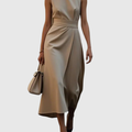 Elegantes Rundhalskleid