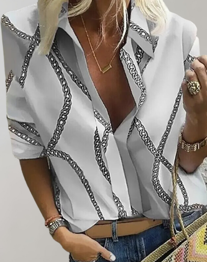 Damen Freizeitbluse Langarm