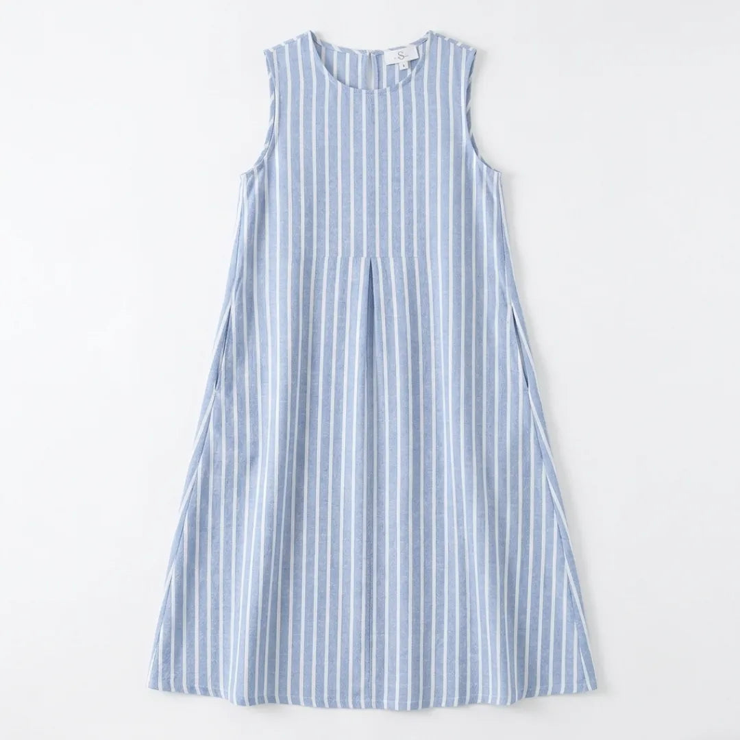 Langes Sommerkleider Damen Blau, XS, S, M, L, XL, XXL, 3XL