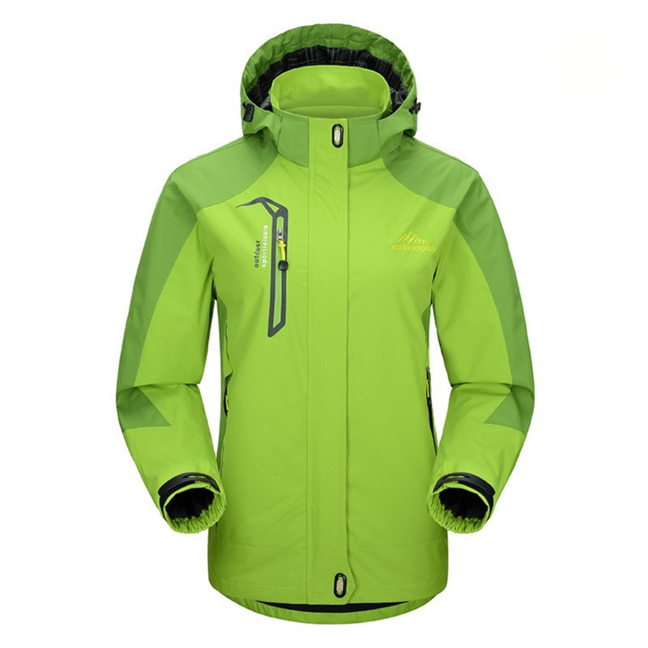 Outdoorjacke Damen wasserdicht & winddicht mit Kapuze