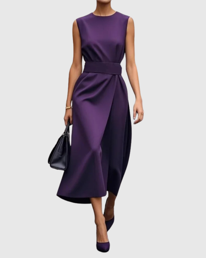 Elegantes Rundhalskleid