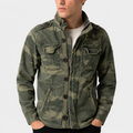 Cargo Jeansjacke mit Mehrfach-Taschen & Robustem Design