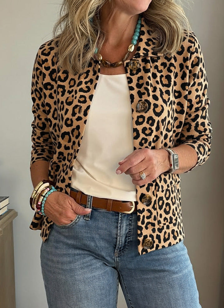 Legeres Sakko mit Revers und Tasche