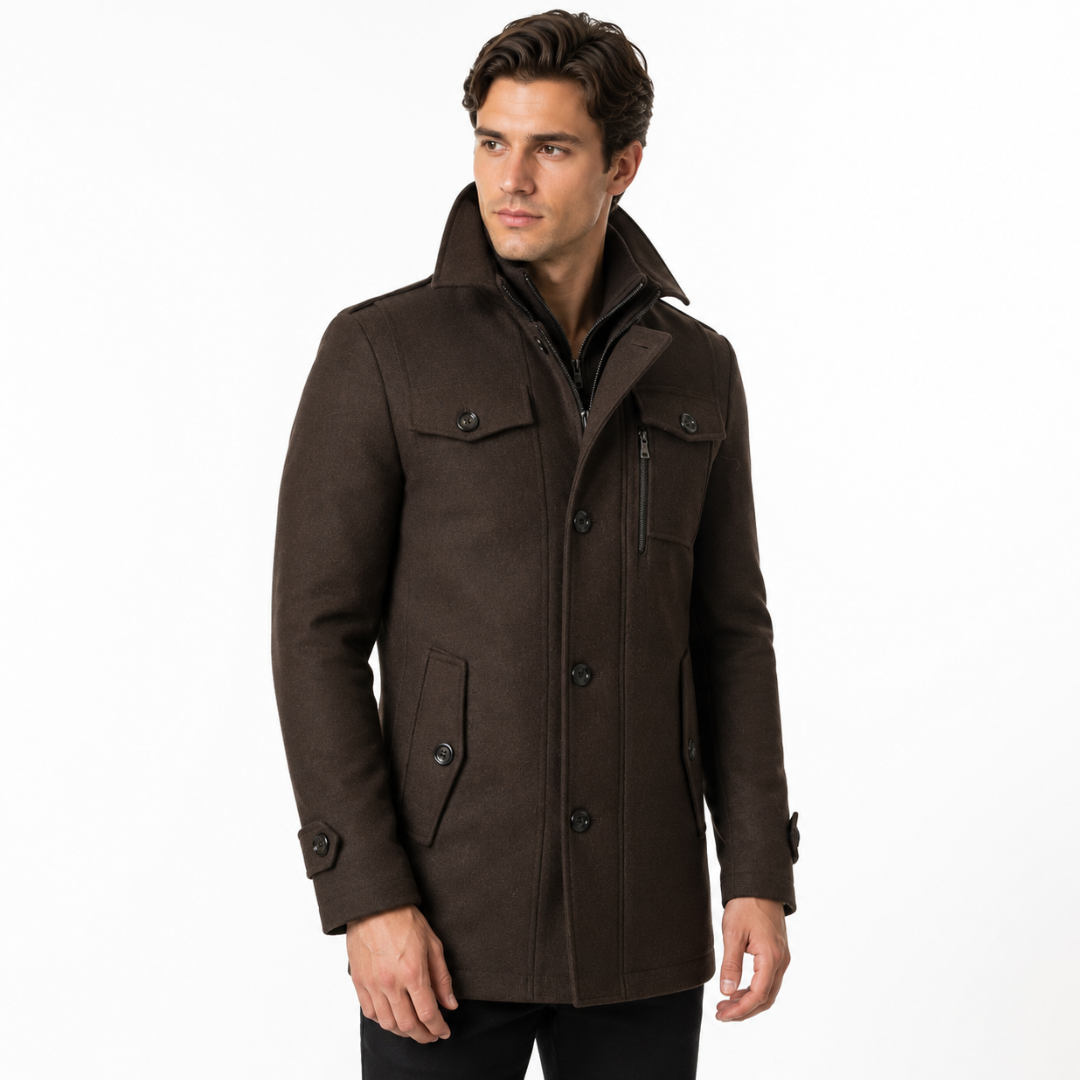 Winterjacke Herren mit Stehkragen & Eleganter Passform
