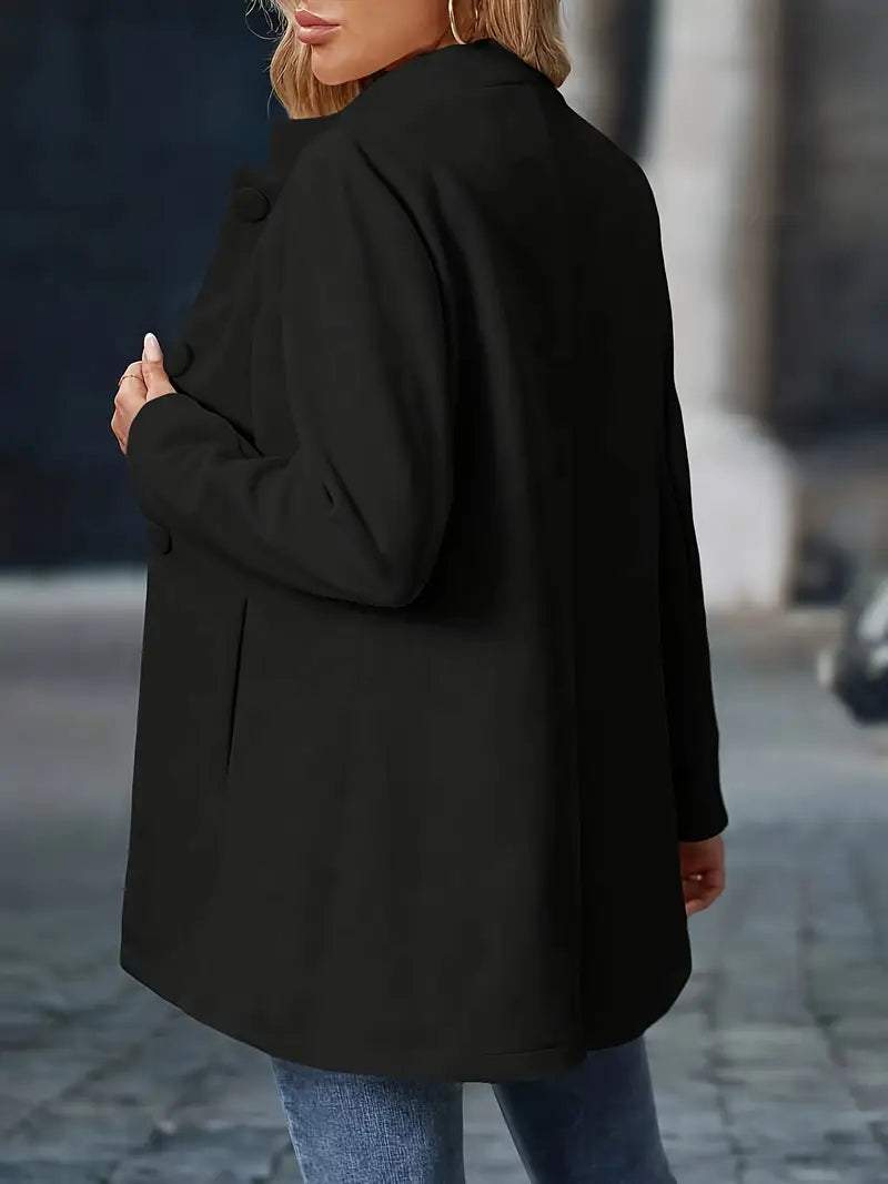 Damen Winter Mantel mit Knöpfen