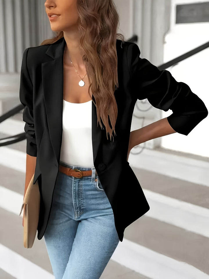 Damen Stilvoller Maßgeschneiderter Blazer für Freizeitlook