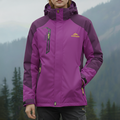 Outdoorjacke Damen wasserdicht & winddicht mit Kapuze