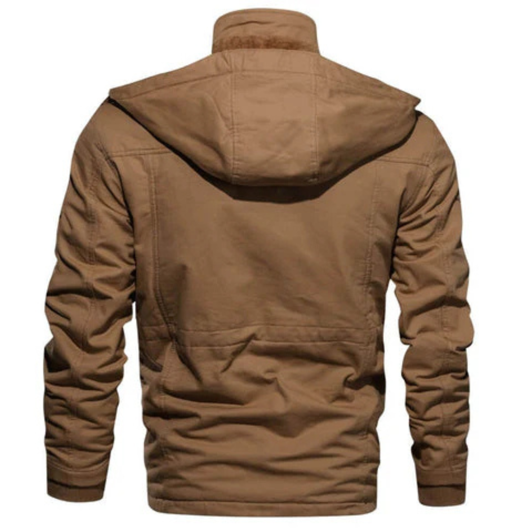 Herren Übergangsjacke mit warmem Futter & Multitaschen